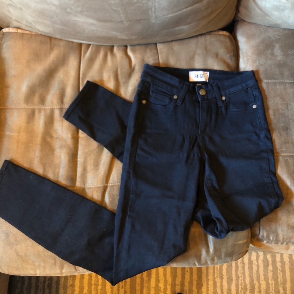 PAIGE denim jeans / dark blue / size 24
